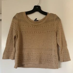 New H&M DIVIDED Crop Knit Sweater Small